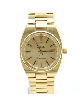 Omega Gold Plated Seamaster Date Vintage (Sweet Potato) Automatic Women's Watch aa39954